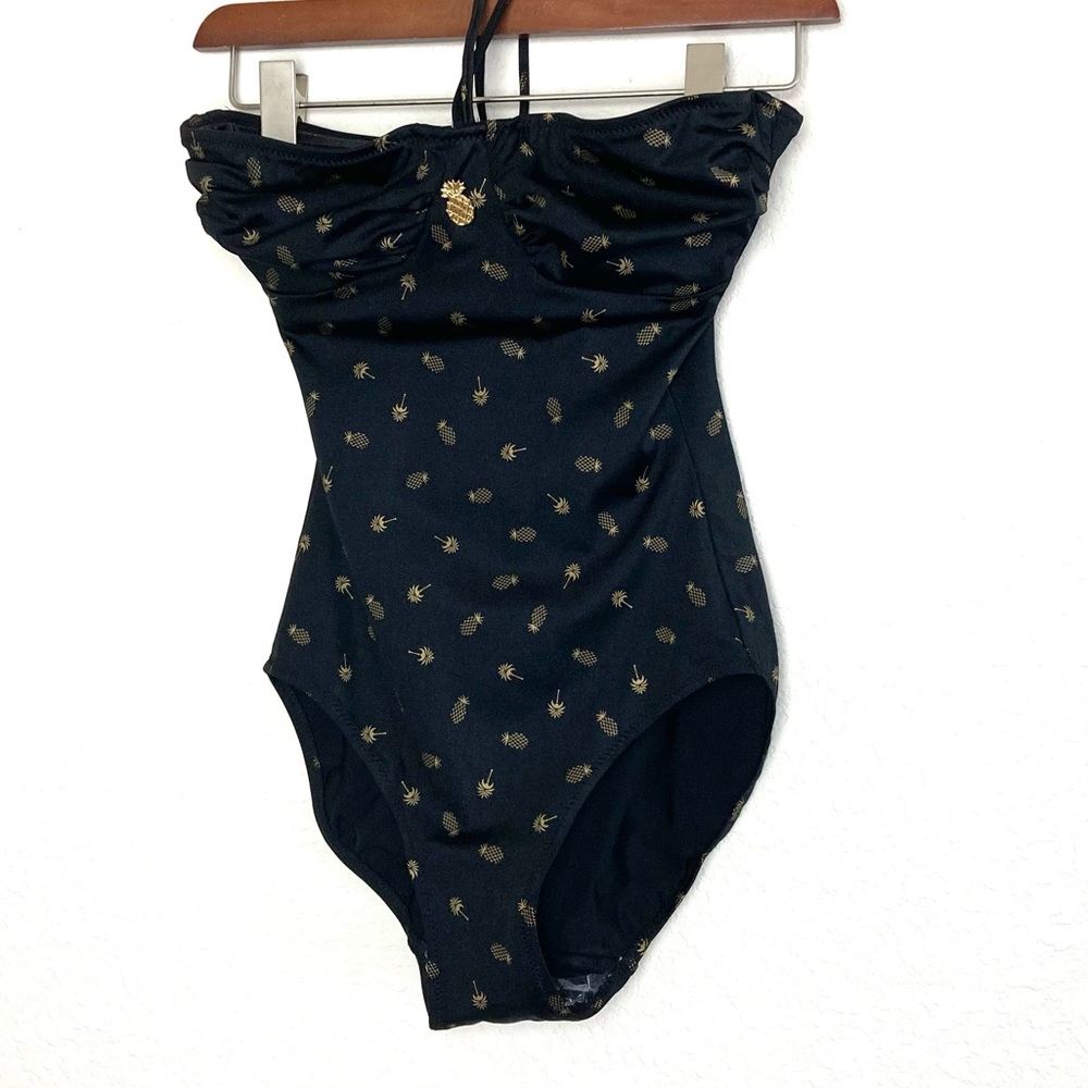 Maryan Pineapple & Palm Tree Underwire Swimsuit One Piece Size 4